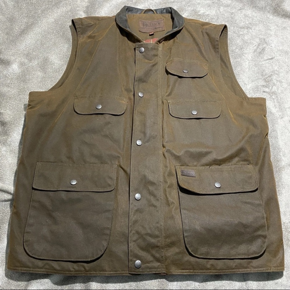 Outback Trading Company Men’s Overlander Vest Rugged Outdoor Adventure Utility